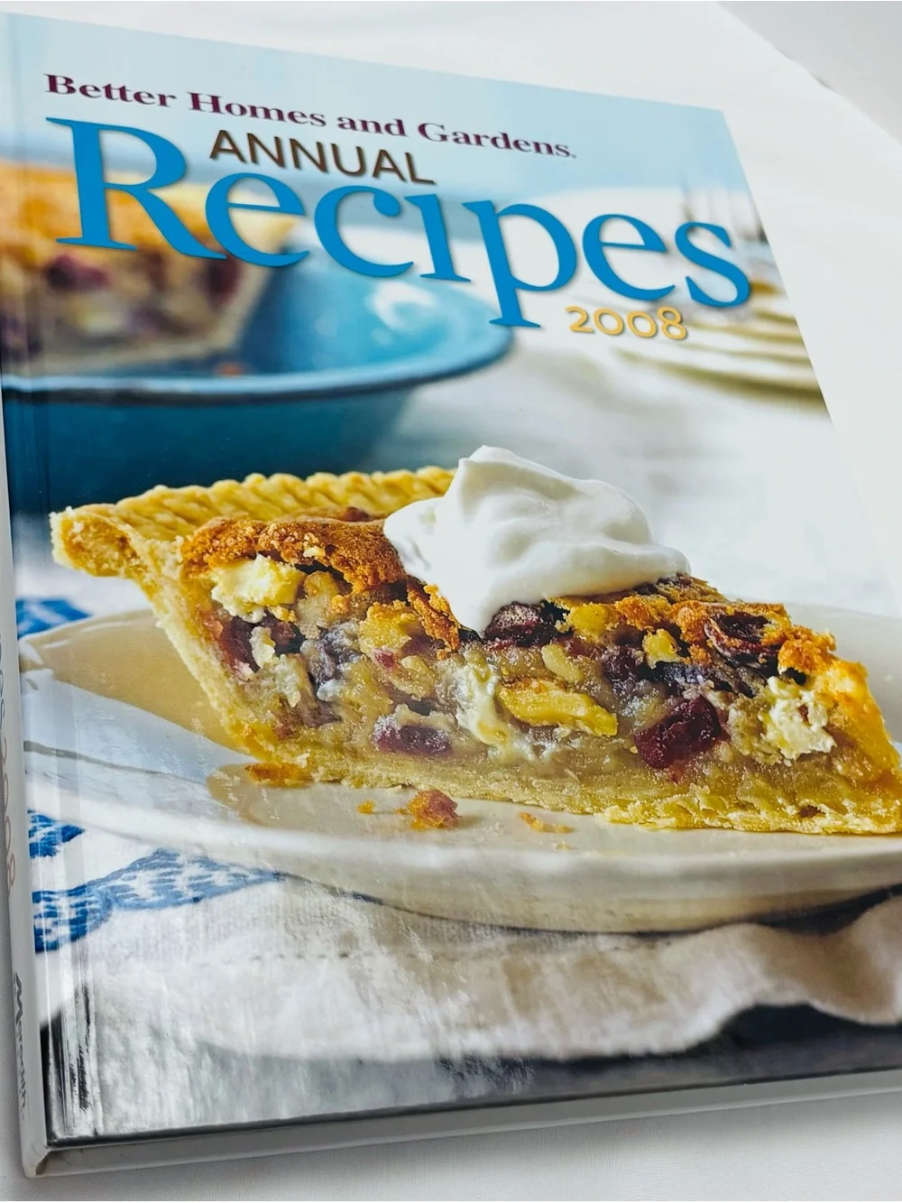 Better Homes And Gardens Annual Recipes Stack - White with Multicolor Titles